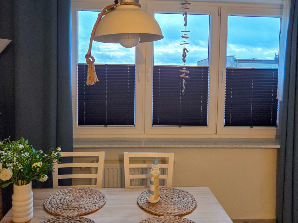 Plisy w apartamencie na wynajem Władysławowo - MM Osłony Okienne Rumia